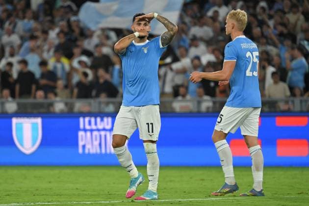 CALCIO - Serie A - SS Lazio vs Hellas Verona FC Valentin Castellanos of SS Lazio celebrates scoring his goal during the serie A Enilive match between SS Lazio v Hellas Verona at olimpico stadium in Rome Mattia Vian during SS Lazio vs Hellas Verona FC, Italian soccer Serie A match in Rome, Italy, August 31 2025 Rome Italy  Copyright: xIPAxSport ABACAx