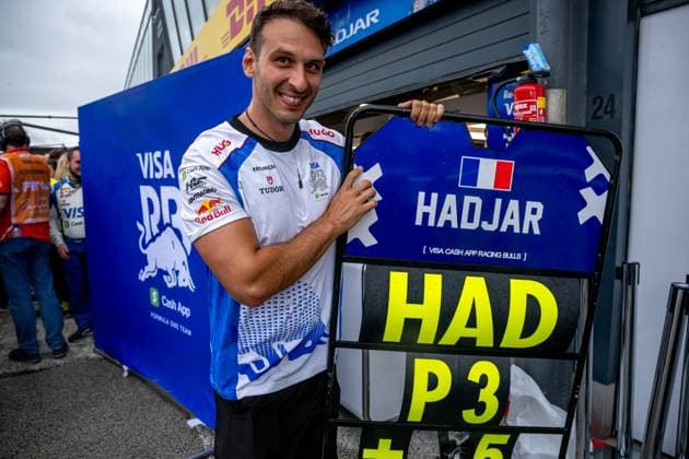 ZANDVOORT, NETHERLANDS: Isack Hadjar, racing for the Racing Bulls team during the 2025 Formula 1 Dutch Grand Prix at the Circuit Zandvoort in Zandvoort, Netherlands
