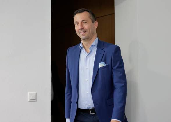 Deutschland, Berlin, Sportpark, GER, 2.FBL, Hertha BSC, Pressekonferenz: Vorstellung von Geschäftsführer Dr. Peter Görlich, Foto:Ralf Huschen (Geschäftsführer Hertha BSC)