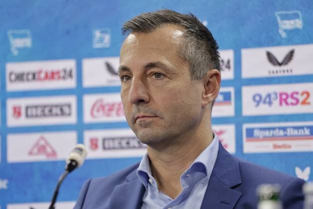 Deutschland, Berlin, Sportpark, GER, 2.FBL, Hertha BSC, Pressekonferenz: Vorstellung von Geschäftsführer Dr. Peter Görlich, Foto:Ralf Huschen (Geschäftsführer Hertha BSC)