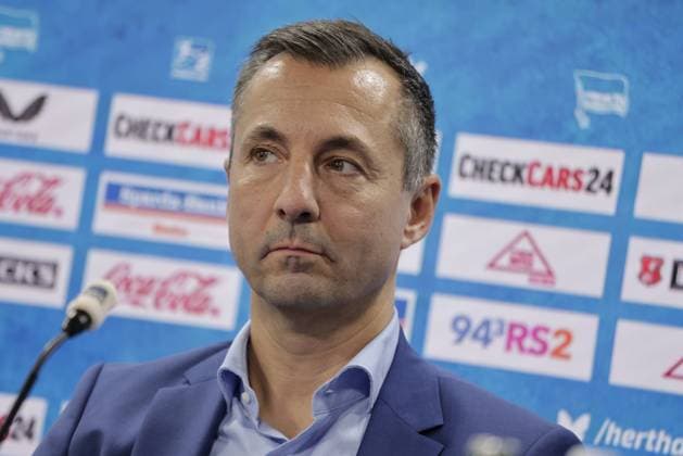 Deutschland, Berlin, Sportpark, GER, 2.FBL, Hertha BSC, Pressekonferenz: Vorstellung von Geschäftsführer Dr. Peter Görlich, Foto:Ralf Huschen (Geschäftsführer Hertha BSC)