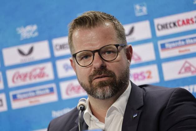 Deutschland, Berlin, Sportpark, GER, 2.FBL, Hertha BSC, Pressekonferenz: Vorstellung von Geschäftsführer Dr. Peter Görlich, Foto:Fabian Drescher (Präsident Hertha BSC e.V.)