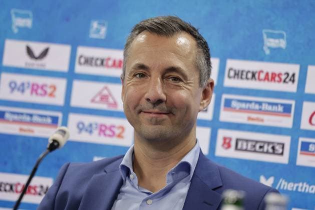 Deutschland, Berlin, Sportpark, GER, 2.FBL, Hertha BSC, Pressekonferenz: Vorstellung von Geschäftsführer Dr. Peter Görlich, Foto:Ralf Huschen (Geschäftsführer Hertha BSC)