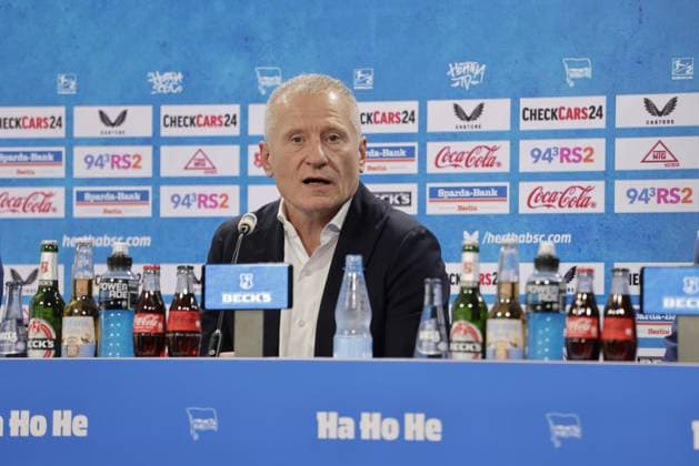 Deutschland, Berlin, Sportpark, GER, 2.FBL, Hertha BSC, Pressekonferenz: Vorstellung von Geschäftsführer Dr. Peter Görlich, Foto: Hertha BSC Geschäftsführer Dr. Peter Görlich