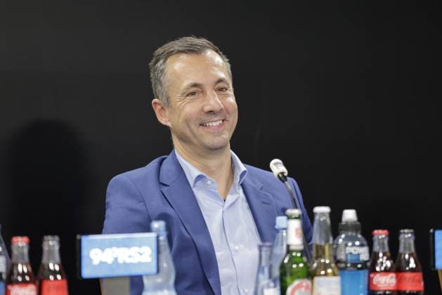 Deutschland, Berlin, Sportpark, GER, 2.FBL, Hertha BSC, Pressekonferenz: Vorstellung von Geschäftsführer Dr. Peter Görlich, Foto:Ralf Huschen (Geschäftsführer Hertha BSC)