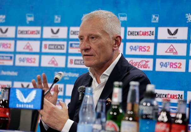 Deutschland, Berlin, Sportpark, GER, 2.FBL, Hertha BSC, Pressekonferenz: Vorstellung von Geschäftsführer Dr. Peter Görlich, Foto: Hertha BSC Geschäftsführer Dr. Peter Görlich