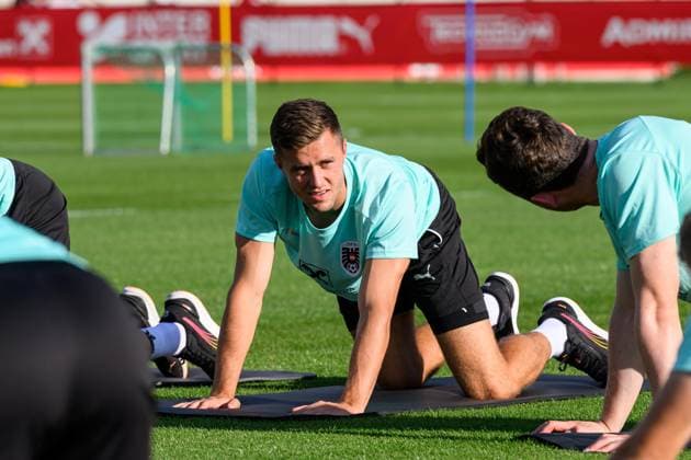 SOCCER - OEFB, training WINDISCHGARSTEN,AUSTRIA,01.SEP.25 - SOCCER - OEFB, Oesterreichischer Fussball-Bund, training. Image shows Christoph Baumgartner (AUT).  GEPAxpictures xDanielaxMoser