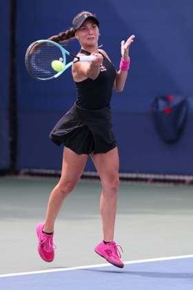 Julia Stusek (GER), Maedchen Einzel, Girls Singles, US Open Championships 2023, USTA Billie Jean King National Tennis Center, Flushing Meadows, New York, USA . Copyright: xJuergenxHasenkopfx