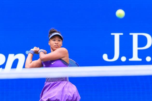 September 1, 2025, Flushing Meadows, New York, USA: Naomi Osaka hits a double backhand return during a match against Coco Gauff on Day 9 of the 2025 US Open at USTA Billie Jean King National Tennis Center on Monday September 1, 2025 in the Flushing neighborhood of the Queens borough of New York City. JAVIER ROJAS PI Flushing Meadows USA - ZUMAp124 20250901_zaa_p124_068 Copyright: xJavierxRojasx