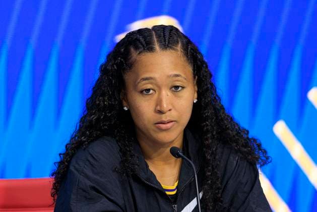 September 1, 2025, Flushing Meadows, New York, USA: Naomi Osaka at a press conference, PK, Pressekonferenz after winning match against Coco Gauff on Day 9 of the 2025 US Open at USTA Billie Jean King National Tennis Center on Monday September 1, 2025 in the Flushing neighborhood of the Queens borough of New York City. JAVIER ROJAS PI Flushing Meadows USA - ZUMAp124 20250901_zaa_p124_089 Copyright: xJavierxRojasx