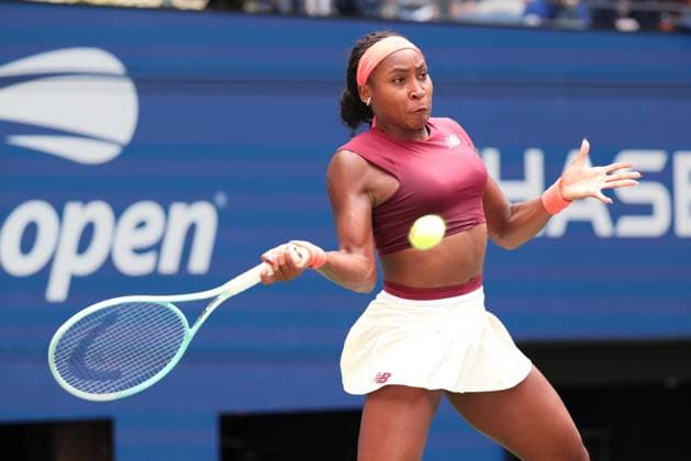 Coco Gauff, US Open Championships 2023, USTA Billie Jean King National Tennis Center, Flushing Meadows, New York, USA . Copyright: xJuergenxHasenkopfx