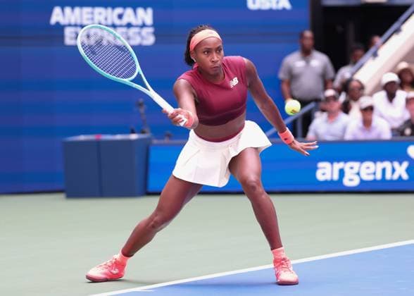 Coco Gauff, US Open Championships 2023, USTA Billie Jean King National Tennis Center, Flushing Meadows, New York, USA . Copyright: xJuergenxHasenkopfx