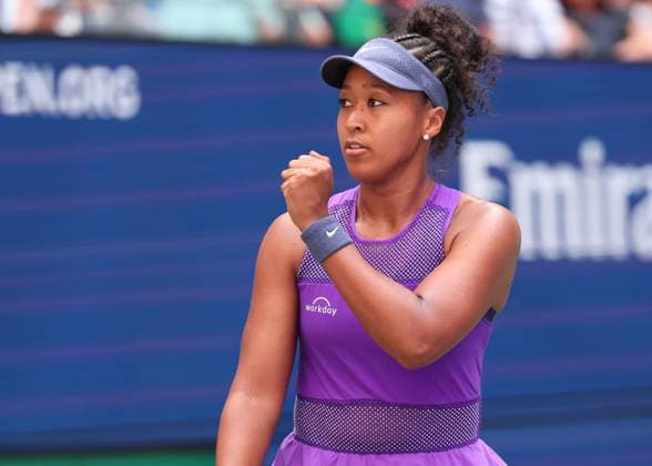 Naomi Osaka macht die Faust und jubelt,Jubel, Freude,Emotion, US Open Championships 2023, USTA Billie Jean King National Tennis Center, Flushing Meadows, New York, USA . Copyright: xJuergenxHasenkopfx