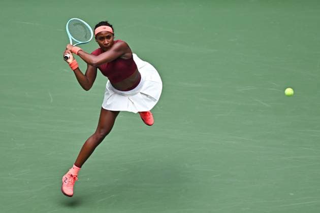 US Open - Fourth Round Coco Gauff (USA) during her fourth round match at the 2025 US Open at Billie Jean National Tennis Center in New York City, NY, USA, on September 1, 2025. Photo by Corinne Dubreuil ABACAPRESS.COM New York City United States  Copyright: xDubreuilxCorinne ABACAx