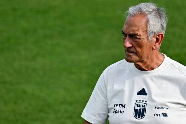 CALCIO - FIFA Mondiali - Italy training session FIGC s presidente Gabriele Gravina during Italy training session, FIFA World Cup, WM, Weltmeisterschaft, Fussball match in Florence, Italy, September 01 2025 Florence Italy  Copyright: xIPAxSport ABACAx