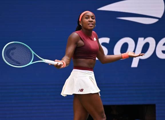 FLUSHING NY- SEPTEMBER 01: Coco Gauff Vs Naomi Osaka On Arthur Ashe Stadium at the USTA Billie Jean King National Tennis Center on September 1, 2025 in Flushing Queens. Copyright: xmpi04x