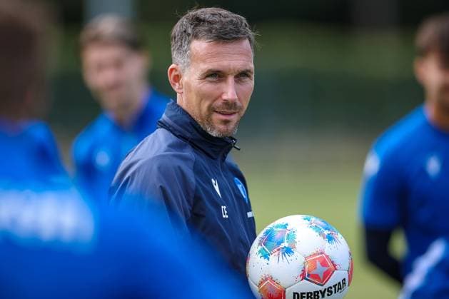 02.09.2025, Fußball, Training Karlsruher SC, 2. Fußball Bundesliga, Trainingsplatz am BBBank Wildpark Stadion Karlsruhe, Saison 2025 2026: Cheftrainer Christian Eichner (KSC hc) Baden-Württemberg Deutschland