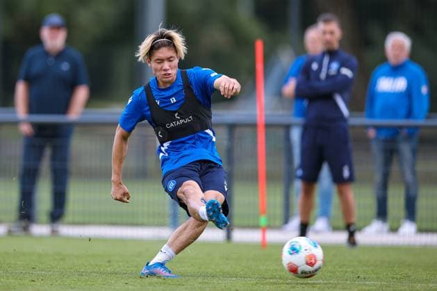 02.09.2025, Fußball, Training Karlsruher SC, 2. Fußball Bundesliga, Trainingsplatz am BBBank Wildpark Stadion Karlsruhe, Saison 2025 2026: Shio Fukuda (KSC 13) Baden-Württemberg Deutschland