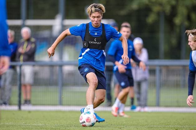 02.09.2025, Fußball, Training Karlsruher SC, 2. Fußball Bundesliga, Trainingsplatz am BBBank Wildpark Stadion Karlsruhe, Saison 2025 2026: Shio Fukuda (KSC 13) Baden-Württemberg Deutschland
