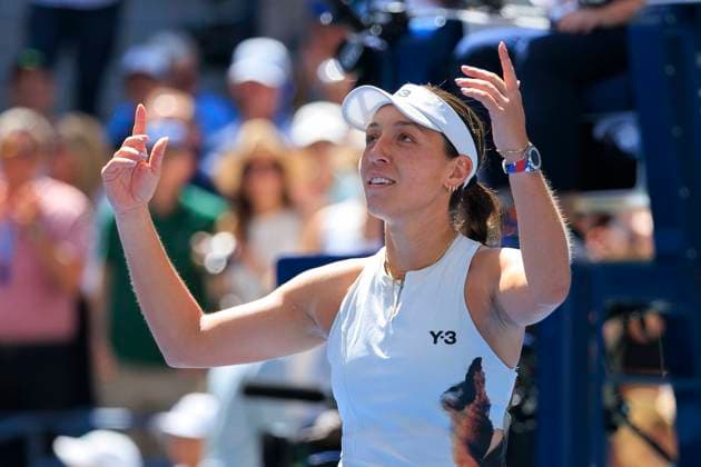 September 2, 2025, Flushing Meadows, New York, USA: Jessica Pegula reacts after defeating Barbora Krejcikova on Day 10 of the 2025 US Open at USTA Billie Jean King National Tennis Center on Tuesday September 2, 2025 in the Flushing neighborhood of the Queens borough of New York City. JAVIER ROJAS PI Flushing Meadows USA - ZUMAp124 20250902_zaa_p124_008 Copyright: xJavierxRojasx