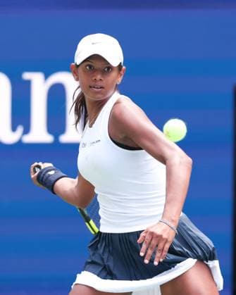 Maaya Rajeshwaran Revathi (IND), Maedchen Einzel, Girls Singles US Open Championships 2023, USTA Billie Jean King National Tennis Center, Flushing Meadows, New York, USA . Copyright: xJuergenxHasenkopfx