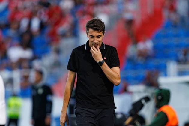 Bruno Lage seen during Liga Portugal game between teams of FC Alverca and SL Benfica (Maciej Rogowski Ball Raw Images) Alverca Complexo Desportivo Alverca Portugal Copyright: xMaciejxRogowskix maciejrogowski_alvercaslb2526-388