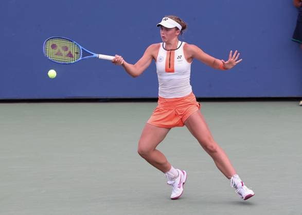 Sonja Zhenikhova (Schwarz) und Eva Bennemann (GER), Maedchen Doppel, Girls Doubles, US Open Championships 2023, USTA Billie Jean King National Tennis Center, Flushing Meadows, New York, USA . Copyright: xJuergenxHasenkopfx