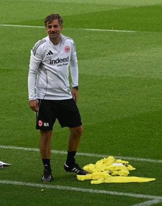 03.09.2025 xhpx Dreieich, Frankfurt am Main Frauen Eintracht Frankfurt Training Frauen Bundesliga Saison 2025 2026 Nikolaos Arnautis Trainer Eintracht Frankfurt Frauen