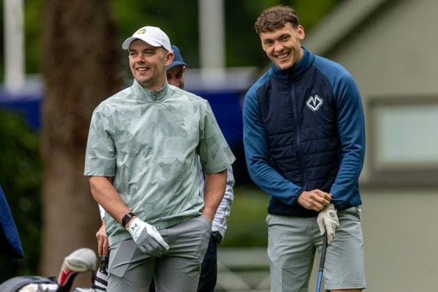2025 Amgen Irish Open - Pro Am, The K Club, Kildare 3 9 2025 Padraic Maher and David Clifford Padraic Maher and David Clifford 3 9 2025  Copyright: x INPHO MorganxTreacyx 0U6A3950