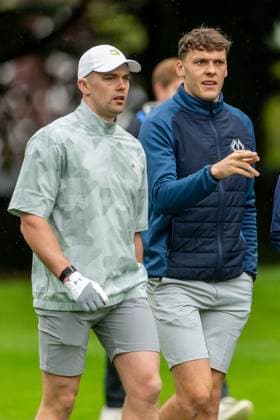 2025 Amgen Irish Open - Pro Am, The K Club, Kildare 3 9 2025 Padraic Maher and David Clifford Padraic Maher and David Clifford 3 9 2025  Copyright: x INPHO MorganxTreacyx 0U6A4173