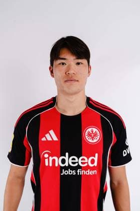 Yundo Kim - Eintracht Frankfurt II U21, U 21 Porträttermin 2025 2026 Hessenliga Fußball Porträttermin, Headshot, Porträt, Vorstellung, Präsentation, Pressetermin 2025 2026 Studio Shooting Studioshooting