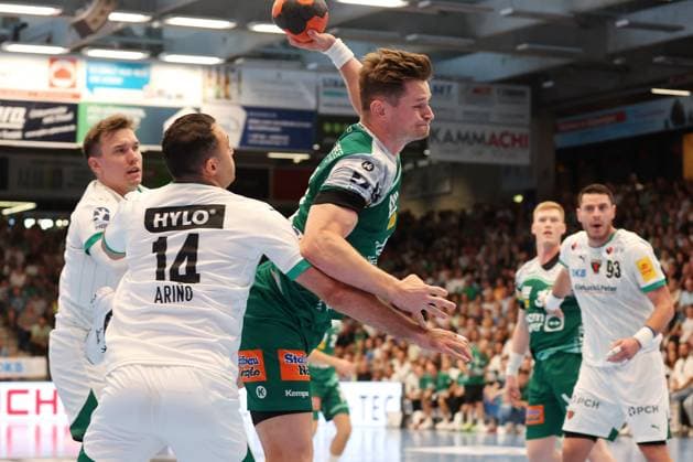 03.09.2025, Deutschland, Göppingen, Handball DAIKIN HBL! Bundesliga Saison 2025 2026, FRISCH AUF! Göppingen vs. Füchse Berlin, David Schmidt (FAG)