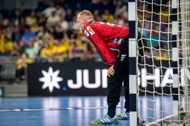 1. Handball-Bundesliga, DAIKIN HBL, Rhein-Neckar Löwen - GWD Minden; 03.09.2025 David Späth (29; Rhein Neckar Löwen) steht konzentriert im Torraum der SAP-Arena 1. Handball-Bundesliga, Rhein-Neckar Löwen – GWD Minden, Mannheim, SAP Arena, 03.09.2025 Copyright: xBEAUTIFULxSPORTS Gelhardtx
