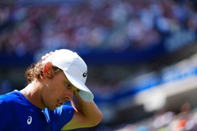 Alex De Minaur in quarter final action 2025 US Open, Day Eleven, USTA Billie Jean King National Tennis Center, New York, USA - 03 Sept 2025New York USTA Billie Jean King National T New York (NY) United States of America  Copyright: xJavierxGarcia Shutterstockx 15458346r