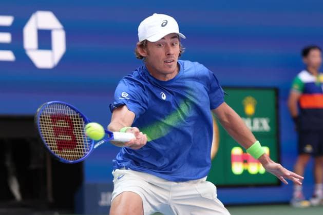Alex De Minaur (AUS), US Open Championships 2023, USTA Billie Jean King National Tennis Center, Flushing Meadows, New York, USA . Copyright: xJuergenxHasenkopfx