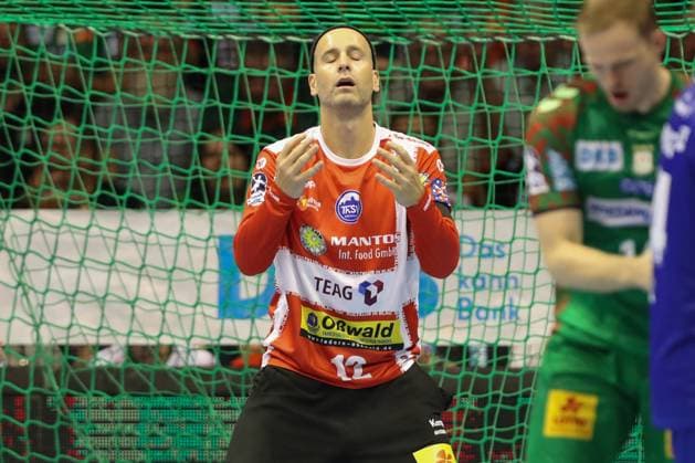 03.09.2025, xtgx, SC Magdeburg - ThSV Eisenach v.l. Silvio Heinevetter (Eisenach, 12) enttaeuscht, schaut enttaeuscht, niedergeschlagen, disappointed Magdeburg