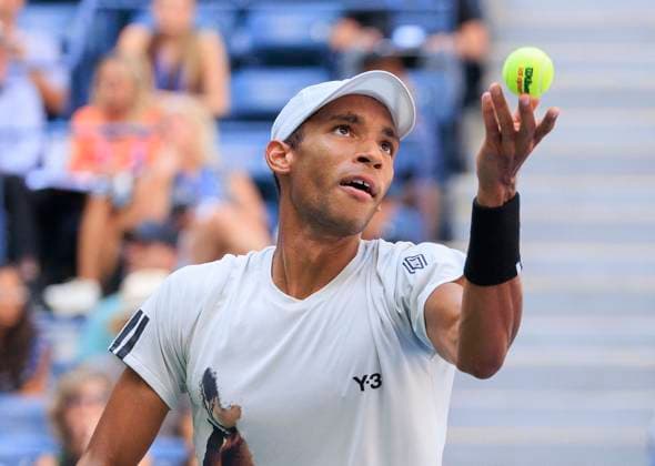 September 3, 2025, Flushing Meadows, New York, USA: Felix Auger-Aliassime serves during a match against Alex de Minaur on Day 11 of the 2025 US Open at USTA Billie Jean King National Tennis Center on Wednesday September 3, 2025 in the Flushing neighborhood of the Queens borough of New York City. JAVIER ROJAS PI Flushing Meadows USA - ZUMAp124 20250903_zaa_p124_021 Copyright: xJavierxRojasx