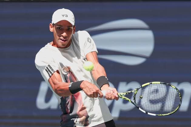 Felix Auger-Aliassime (CAN), US Open Championships 2023, USTA Billie Jean King National Tennis Center, Flushing Meadows, New York, USA . Copyright: xJuergenxHasenkopfx