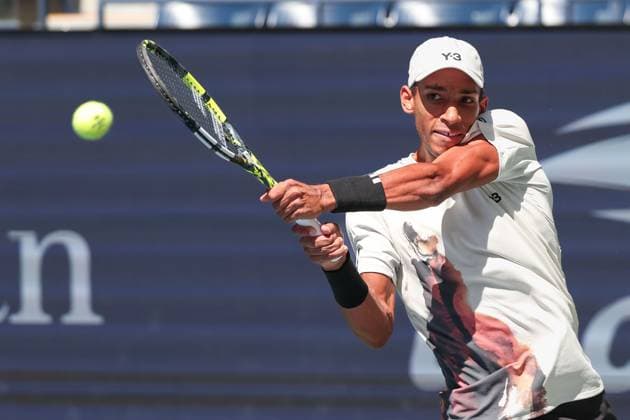Felix Auger-Aliassime (CAN), US Open Championships 2023, USTA Billie Jean King National Tennis Center, Flushing Meadows, New York, USA . Copyright: xJuergenxHasenkopfx