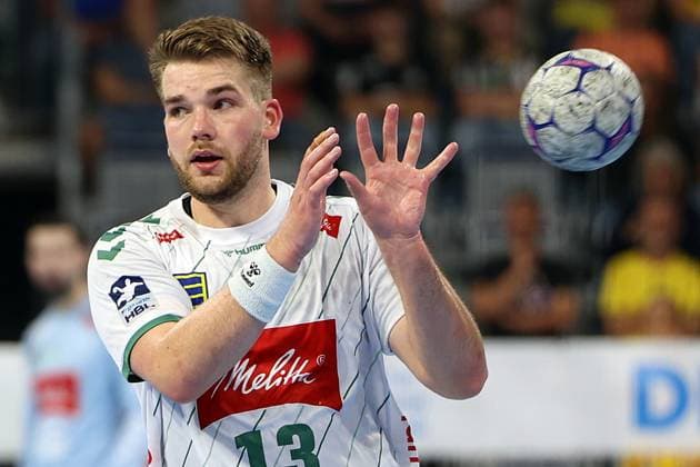 03.09.2025, xrekx, Handball Daikin HBL, Rhein Neckar Loewen - GWD Minden v.l. Ian Weber (GWD Minden) (DFL DFB REGULATIONS PROHIBIT ANY USE OF PHOTOGRAPHS as IMAGE SEQUENCES and or QUASI-VIDEO) Mannheim