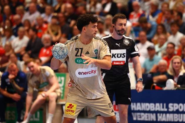 Handball I Herren I Saison 2025 2026 I Bundesliga I 2. Spieltag I HSV Hamburg - TSV Hannover-Burgdorf I 03.09.2025 Sindre Aho (27, TSV Hannover-Burgdorf) Hamburg Alsterdorfer Sporthalle Hamburg Deutschland Copyright: xLobeca RalfxHomburgx