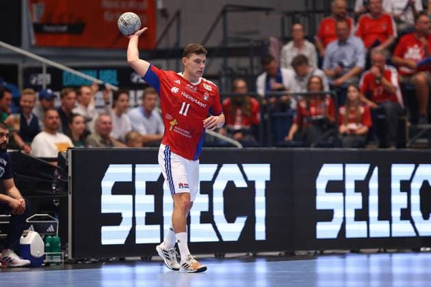 11 Nicolaj Jorgensen (Handball Verein Hamburg) Handball I Herren I Bundesliga (Daikin HBL) I Saison 2025-2026 I 2. Spieltag I HSV Hamburg - TSV Hannover-Burgdorf I 03.09.2025 I Sporthalle Hamburg