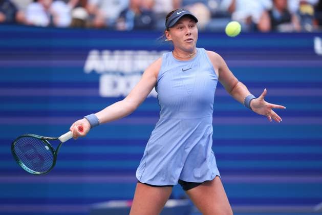 Amanda Anisimova, US Open Championships 2023, USTA Billie Jean King National Tennis Center, Flushing Meadows, New York, USA . Copyright: xJuergenxHasenkopfx