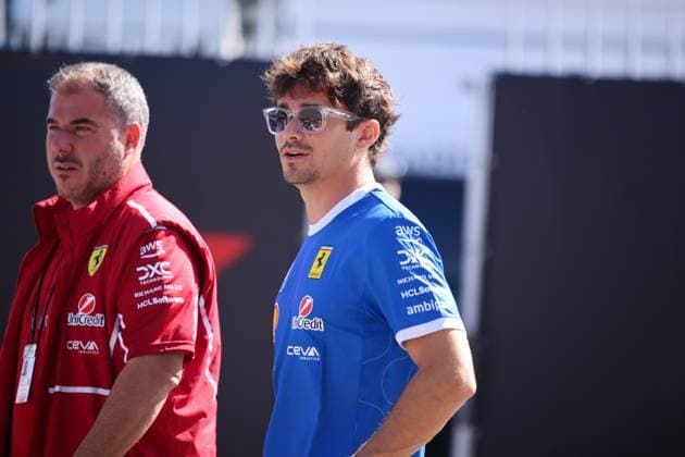 Charles Leclerc (Scuderia Ferrari HP, 16) ,ITA, Formel 1 Weltmeisterschaft, Italian Grand Prix, Monza, Autodromo Nazionale Monza, Media Day, 04.09.2025 ITA, Formel 1 Weltmeisterschaft, Italian Grand Prix, Monza, Autodromo Monza, Media Day, 04.09.2025 Monza Copyright: xEibner-Pressefoto AnnikaxGrafx EP_AGF