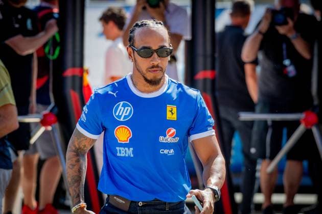 Formel 1 GP Italien Monza, Donnerstag, 04.09.2025 Lewis Hamilton 44, Scuderia Ferrari; Formel 1 GP Italien Monza, Donnerstag, 04.09.2025 Copyright: xBEAUTIFULxSPORTS Erlhofx
