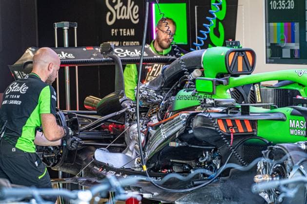 Formel 1 GP Italien Monza, Donnerstag, 04.09.2025 Stake F1 Team Kick Sauber; Formel 1 GP Italien Monza, Donnerstag, 04.09.2025 Copyright: xBEAUTIFULxSPORTS Erlhofx