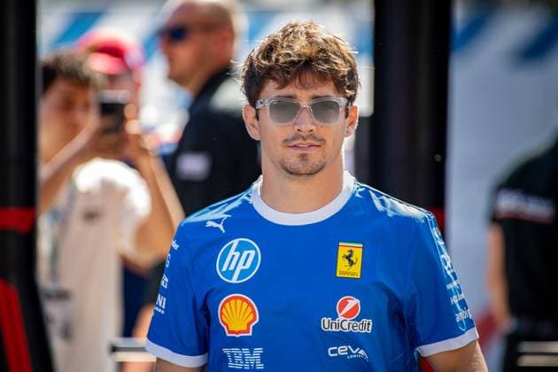 Formel 1 GP Italien Monza, Donnerstag, 04.09.2025 Charles Leclerc 16, Scuderia Ferrari; Formel 1 GP Italien Monza, Donnerstag, 04.09.2025 Copyright: xBEAUTIFULxSPORTS Erlhofx