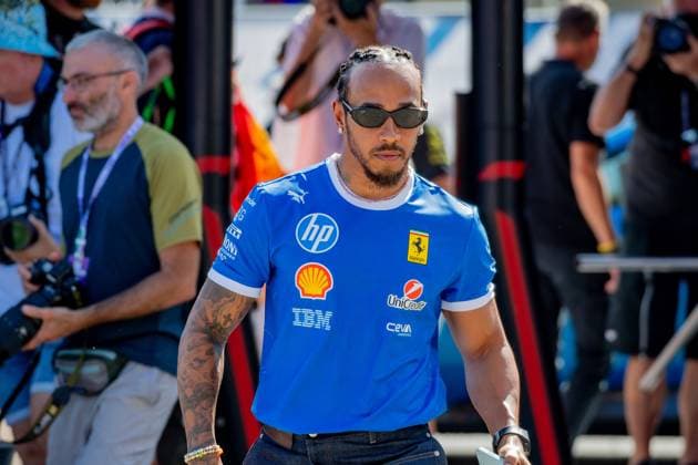 Formel 1 GP Italien Monza, Donnerstag, 04.09.2025 Lewis Hamilton 44, Scuderia Ferrari; Formel 1 GP Italien Monza, Donnerstag, 04.09.2025 Copyright: xBEAUTIFULxSPORTS Erlhofx