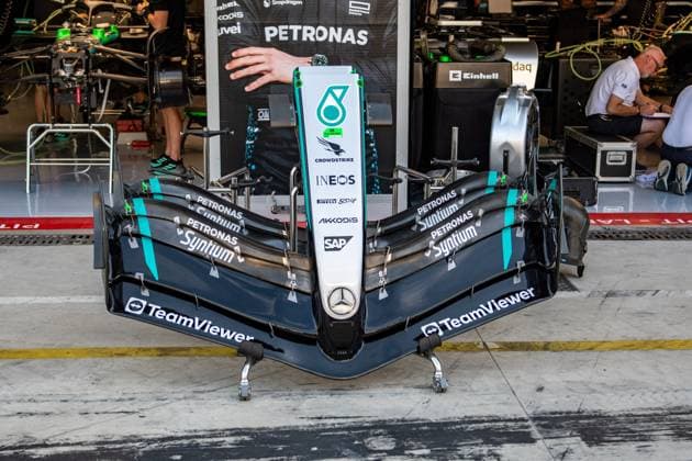 Formel 1 GP Italien Monza, Donnerstag, 04.09.2025 Mercedes-AMG Petronas F1 Team; Formel 1 GP Italien Monza, Donnerstag, 04.09.2025 Copyright: xBEAUTIFULxSPORTS Erlhofx