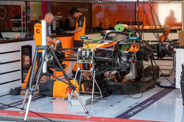 Formel 1 GP Italien Monza, Donnerstag, 04.09.2025 McLaren Formula 1 Team; Formel 1 GP Italien Monza, Donnerstag, 04.09.2025 Copyright: xBEAUTIFULxSPORTS Erlhofx